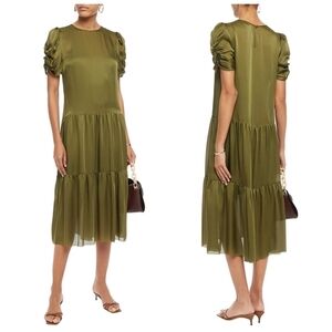 Cami NYC green Winona midi dress